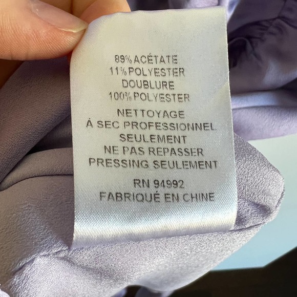 Elegant Lavender Midi Dress - Picture 10 of 14